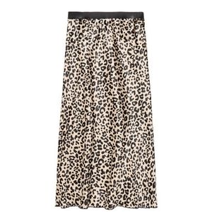 Victoria's Secret PINK Leopard Print Satin Skirt